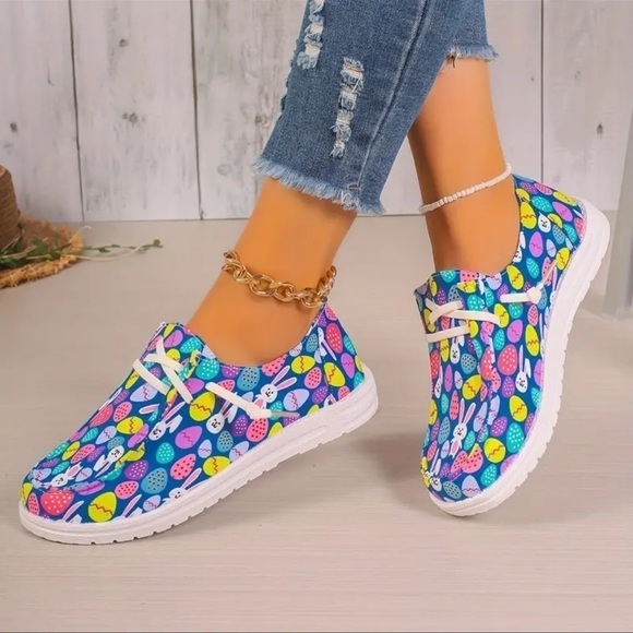 Shoes - Easter Canvas Lace Up Shoes